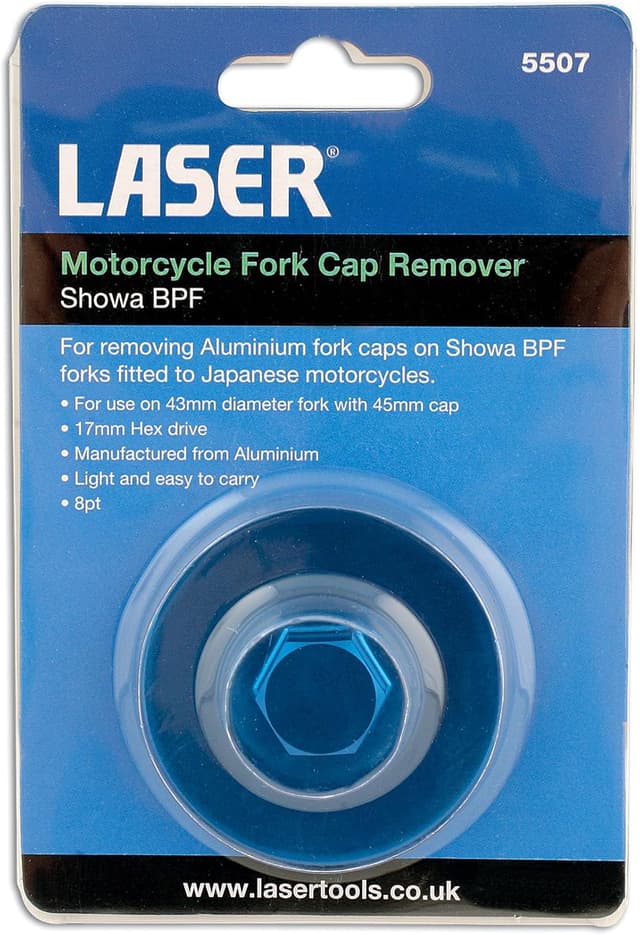 Detalle 1 de Laser 5507 – Outil de démontage de bouchon de fourche pour Showa (BPF)