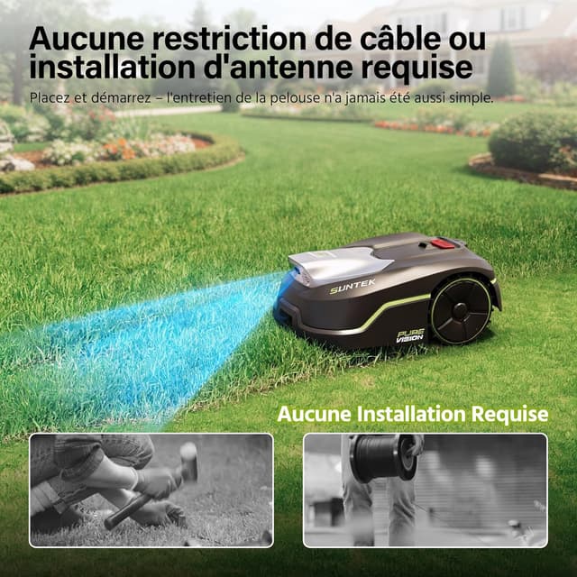 Detalle de Suntek Robot tondeuse sans fil IA 35