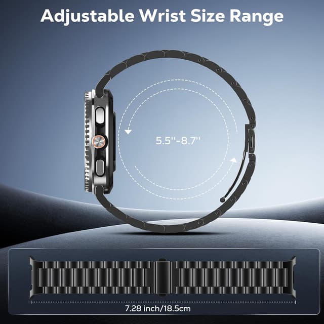 Detalle 2 de TiMOVO Metal Strap for Samsung Galaxy Watch 8 44 mm