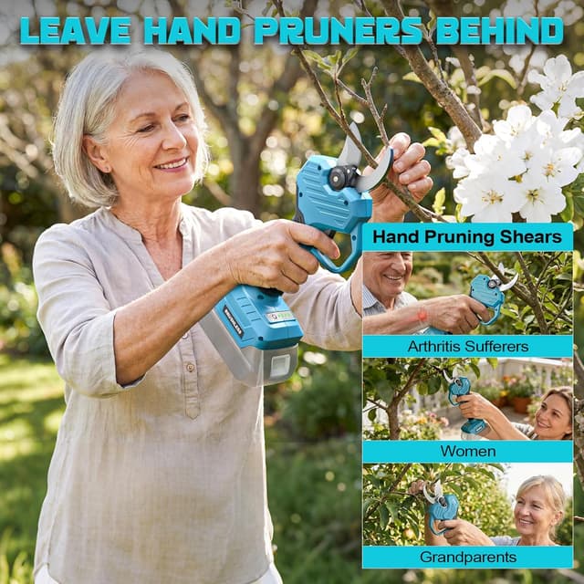 Detalle 2 de Ecarke Akku-Astschere 40 mm Schnittdurchmesser