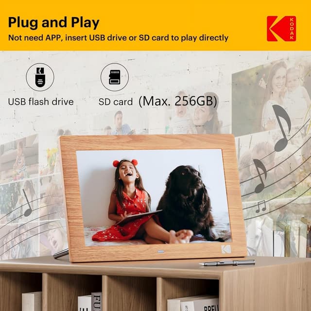 Thumbnail 4 de KODAK Digital Photo Frame 10-inch IPS, 1280×800