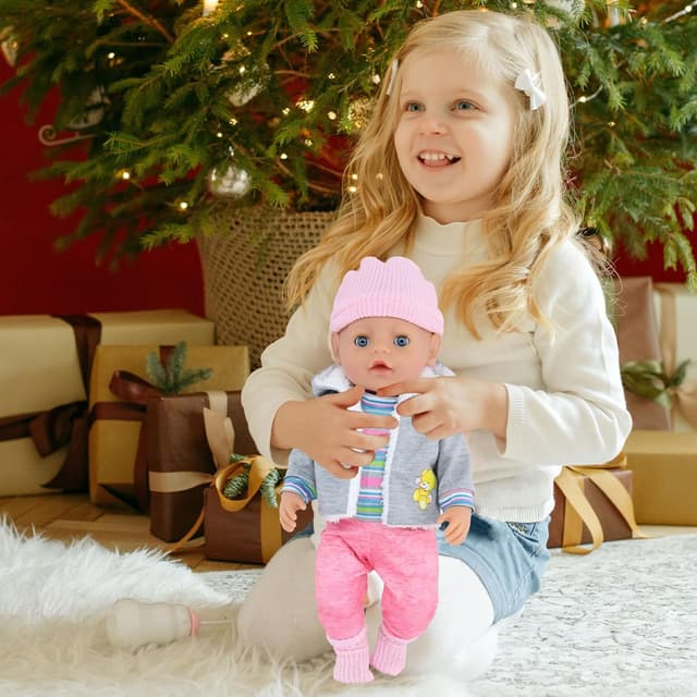 Thumbnail 5 de Baby Puppen Puppenkleidung 43 cm grau