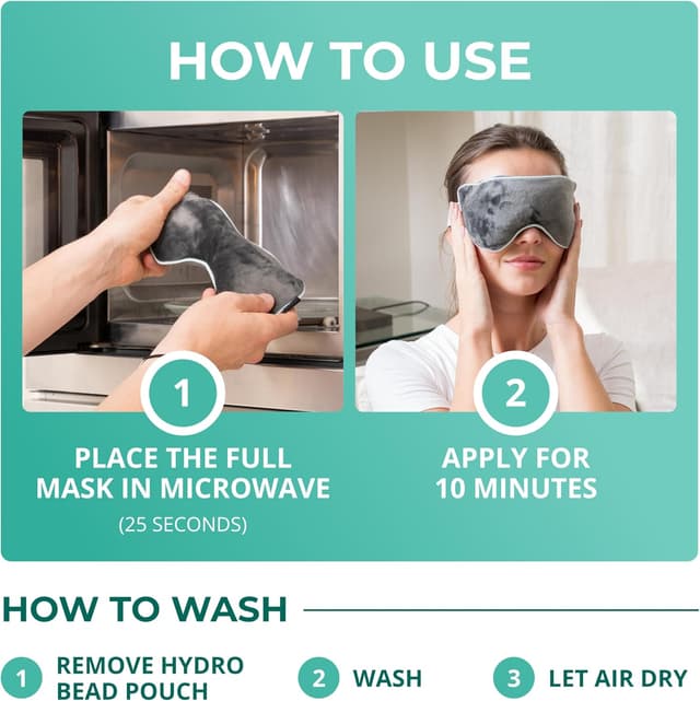 Detalle de MyHalos Heated Eye Mask for Dry Eyes