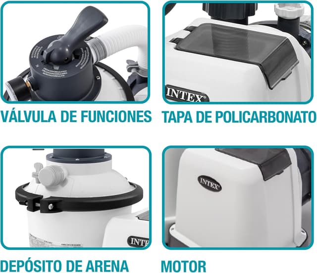Thumbnail 5 de Intex 55225 depuradora Krystal Clear 5700 L/h
