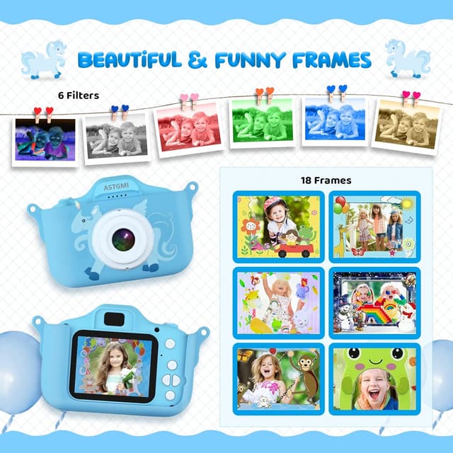 Thumbnail 2 de Kinder Kamera 2.0" Display, 1080P HD für Kinder