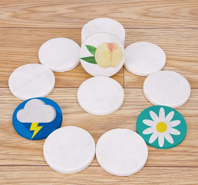 Thumbnail 4 de Hisredsun 60 Flache Steine 5 cm 🎨