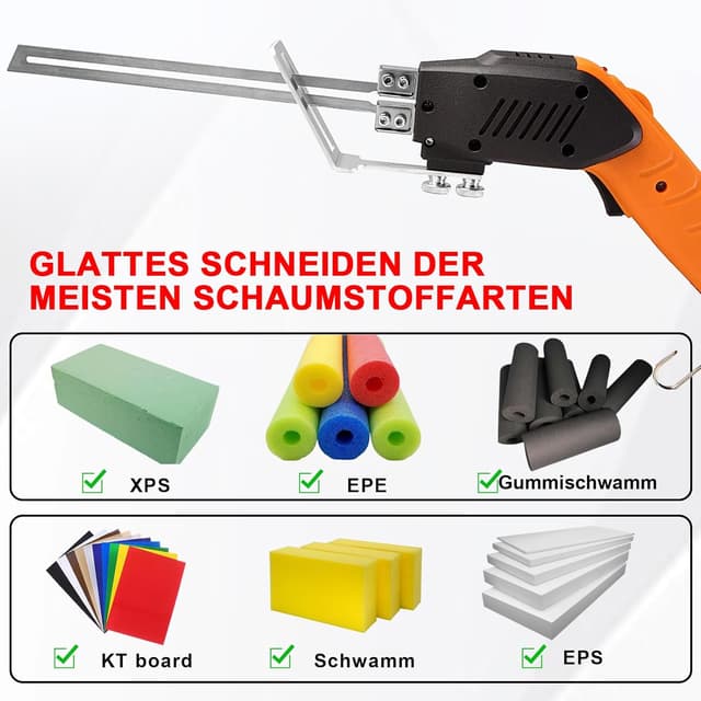 Detalle de HYPEJET 200W Elektrischer Styroporschneider mit luftgekühltem Heißmesser