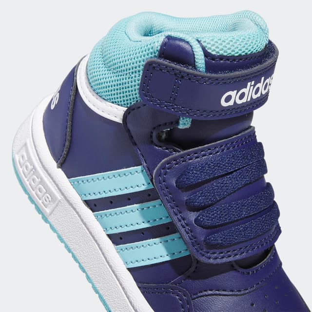 Detalle 2 de adidas Hoops Mid Schuh für Kids (Unisex) – reguläre Passform