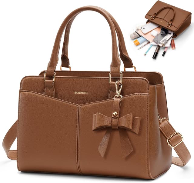 Detalle de RAINSMORE Handtasche Mittelgroß 31×14×22 cm