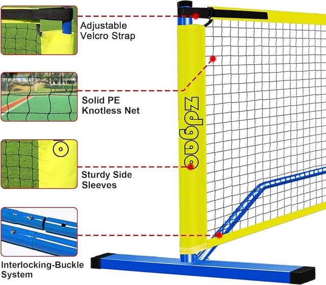 Detalle de Zdgao 22FT Pickleball Net for Driveway