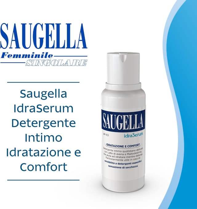 Thumbnail 1 de Saugella IdraSerum Detergente Intimo pH 4.5 200 ml