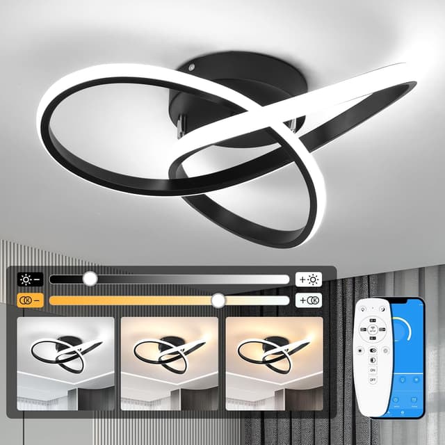 Detalle de EIDISUNY Led Ceiling Light 42W, 40cm dimmable