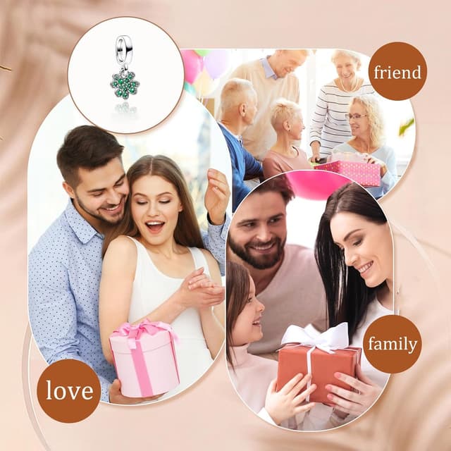 Detalle 1 de HAEPIAR Charm 925 Sterling Silber Alien Hund