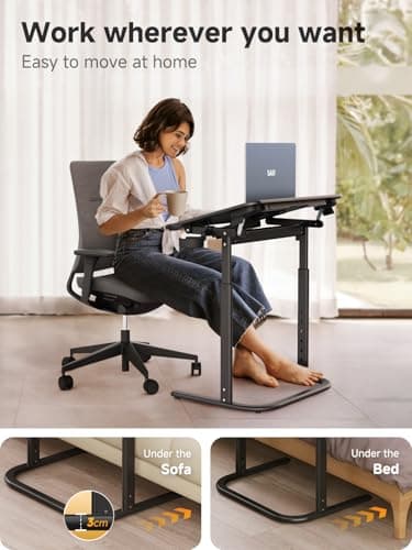 Thumbnail 7 de SAIJI Mesa de Estilo Moderno, Altura Ajustable, 65x45🚀