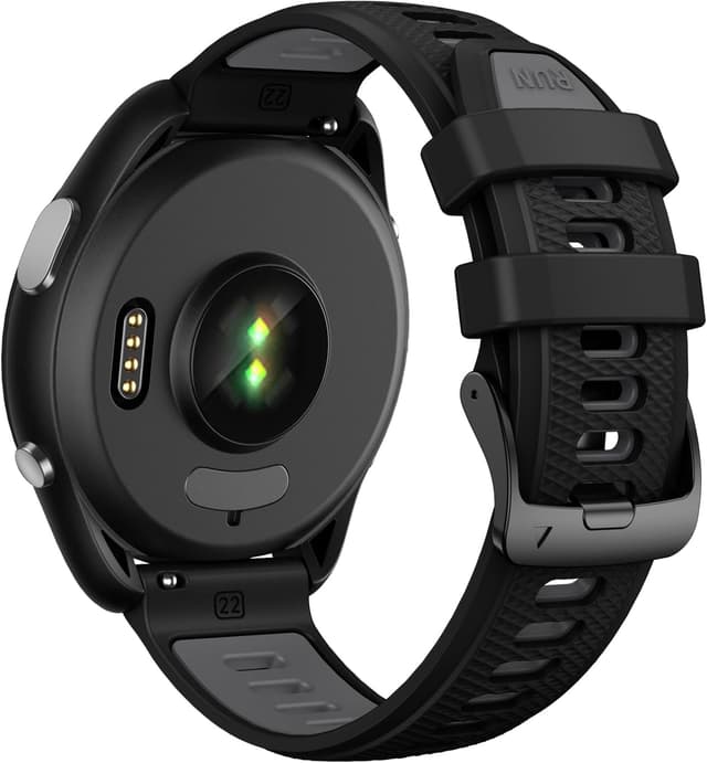 Detalle de Bracelet sport ANBEST 22 mm en silicone, compatible Garmin Forerunner 255 et vivoactive 4 / Venu 2, Galaxy Watch 3 45 mm, Gear S3 et Huawei GT 46