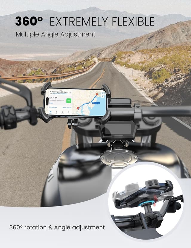 Thumbnail 5 de Deerfun Handyhalter Fahrrad 360° Lenkerhalter