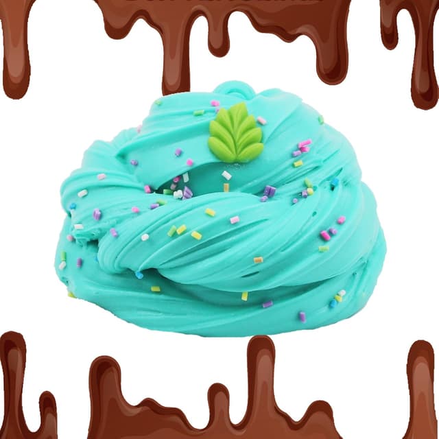 Detalle de 8 Pack Butter Slime Kit for Kids: Stretchy, Non-Sticky DIY Slime Party Favors