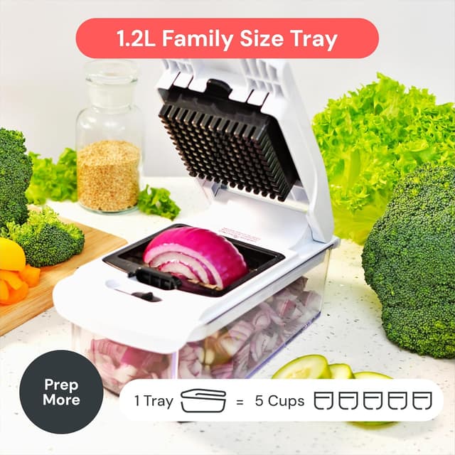 Thumbnail 5 de Fullstar PRO 4-in-1 Vegetable Chopper 5 cup