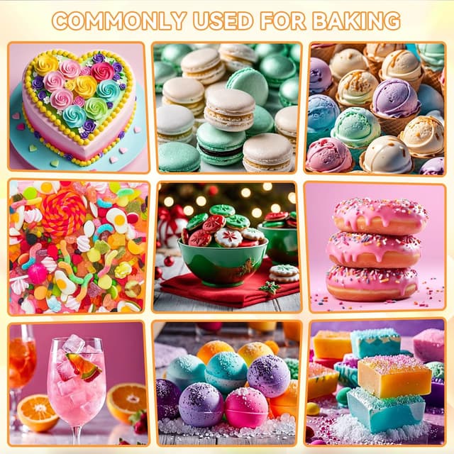 Thumbnail 3 de Wwtop Lebensmittelfarbe 14 Farben x 10ml 🎨