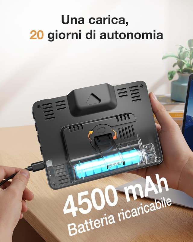 Thumbnail 1 de Stazione Meteo BALDR Wireless con sensore esterno e display a colori – previsioni 1h + 12h