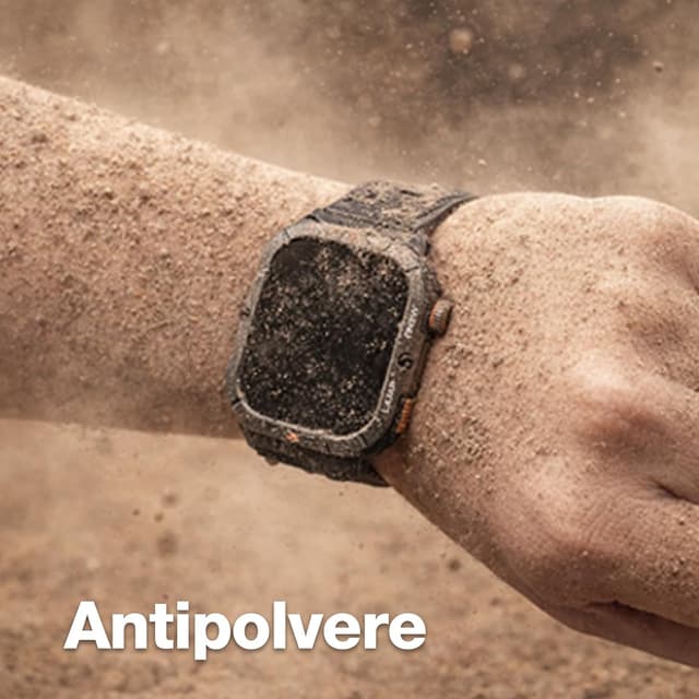 Detalle 2 de AGM Legion 3 Smartwatch Uomo con torcia, schermo AMOLED da 1,95" e chiamate Bluetooth