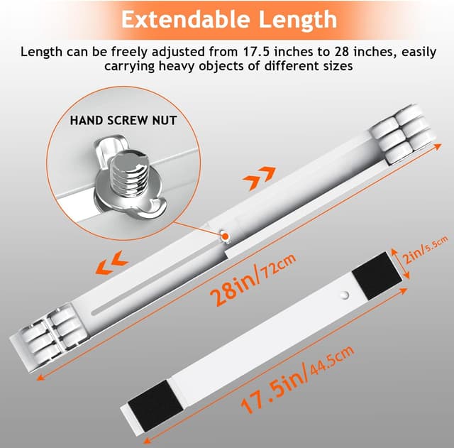 Thumbnail 2 de Ronlap adjustable furniture dolly