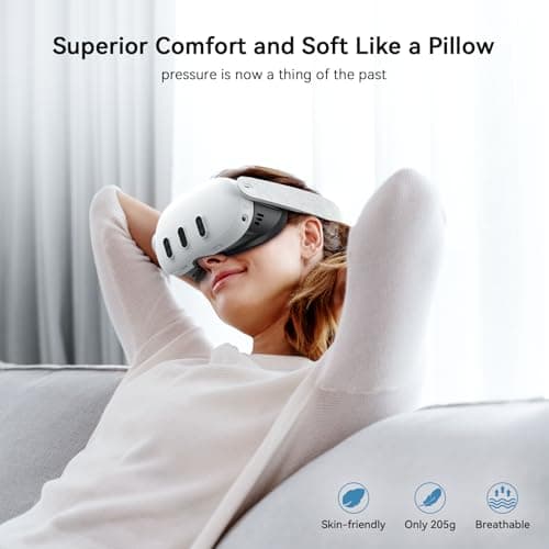 Detalle 2 de AMVR FC1 almohadilla para cubierta facial con ajuste de profundidad para Meta/Oculus Quest 3 (compatible, no con Quest 3S)