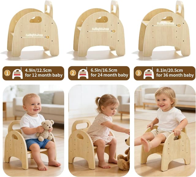 Detalle de Lehoo Montessori toddler table set 1-3 years