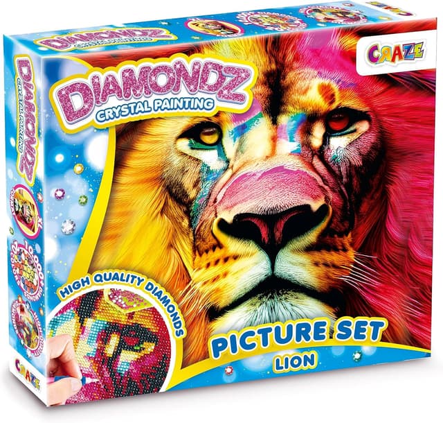Imagen de CRAZE DIAMONDZ LION kit diamante 25x35 cm 🎨 en OfertitasTOP