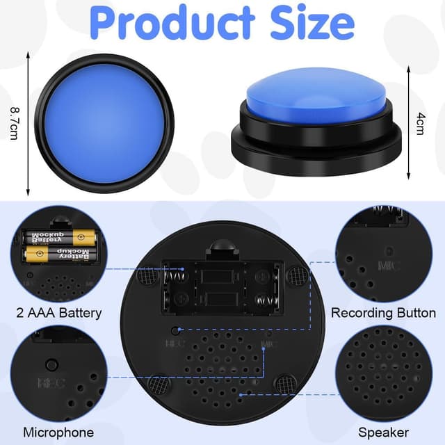 Thumbnail 1 de vsshe Buzzer Enregistrable 30 s