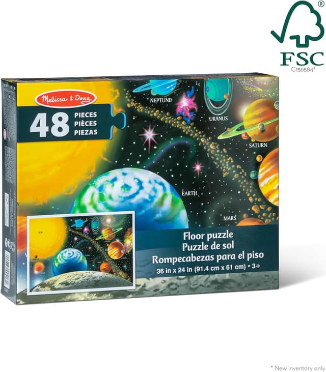 Thumbnail 5 de Melissa & Doug Solar System Floor Puzzle 48 pc 🧩