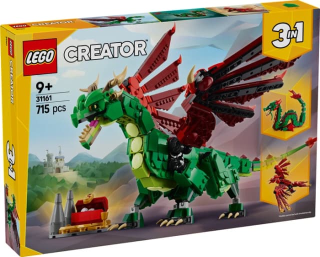 Thumbnail 10 de Lego 31161 Grüner Drache 715 Teile
