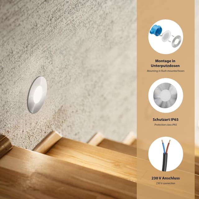 Thumbnail 3 de ledscom.de FEX empotrable 85 mm 10 LED