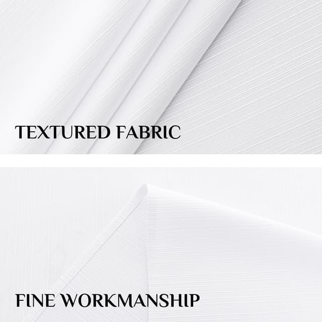 Detalle 2 de Softalker Mantel Antimanchas Blanco Cuadrado 80x80 cm 🧻