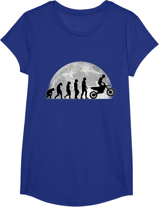 Thumbnail 4 de Motocross Évolution Lune Moto T‑Shirt