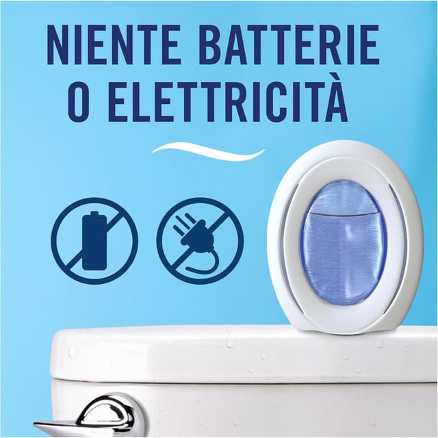 Detalle de Ambi Pur Bagno Profumatore per ambienti con tecnologia elimina odori, fragranza Limone (8 profumatori)