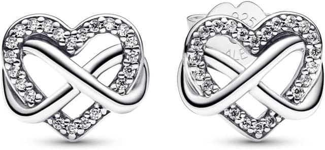 Detalle de Pandora Moments Ohrringe Ewigkeitsherz