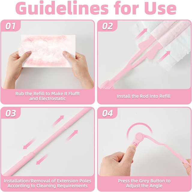 Thumbnail 5 de Nicemiya 52-Pack Duster Refills