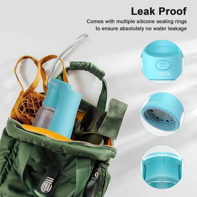 Thumbnail 1 de SOICTA Portable Dog Water Bottle 19 OZ