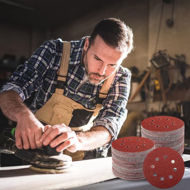 Thumbnail 6 de AUGOLA 125mm Sanding Discs Pack 60pcs