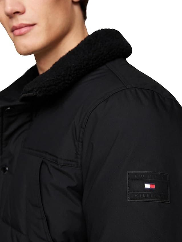 Detalle de Tommy Hilfiger Rockie Utility Parka abrigo de plumas XS