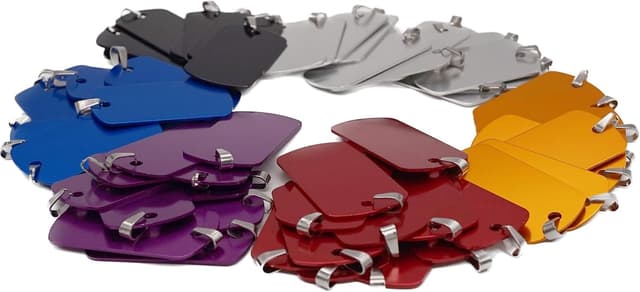 Detalle de NanTun rectangle dog tags, 46mm x 25mm