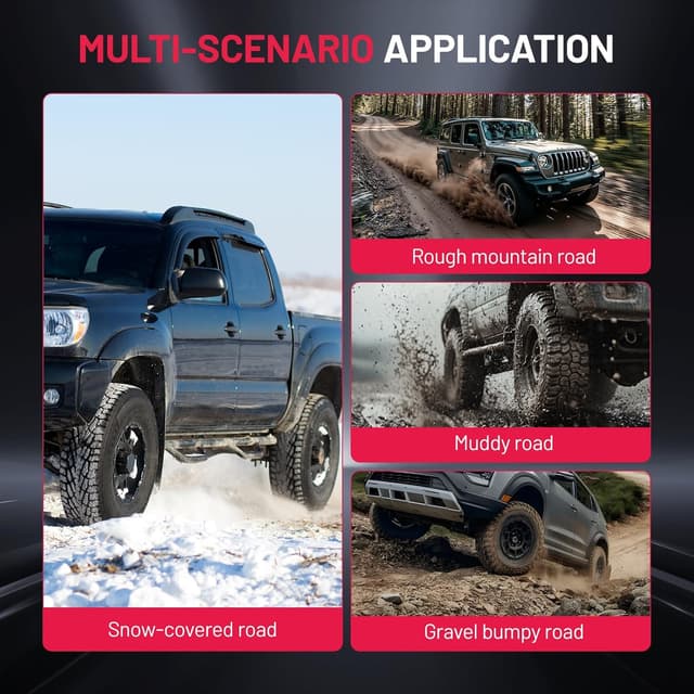 Detalle 2 de BDFHYK 2PCS Rear Shock Absorbers (OE 4345074) for 2007-2018 Chevy Silverado 1500 & 2007-2018 GMC Sierra 1500 Limited (no electronic suspension)