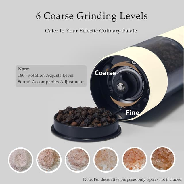 Thumbnail 4 de Electric Salt & Pepper Grinder Set
