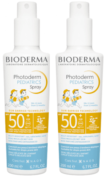 Detalle de Bioderma Photoderm Pediatrics Spray SPF50+ 2x200 ml