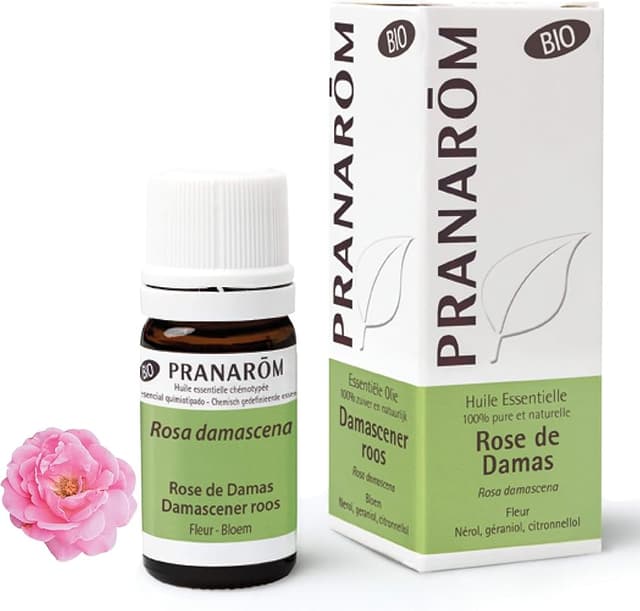 Detalle de PRANAROM Rosa de Damasco Flor Bio 2 ml
