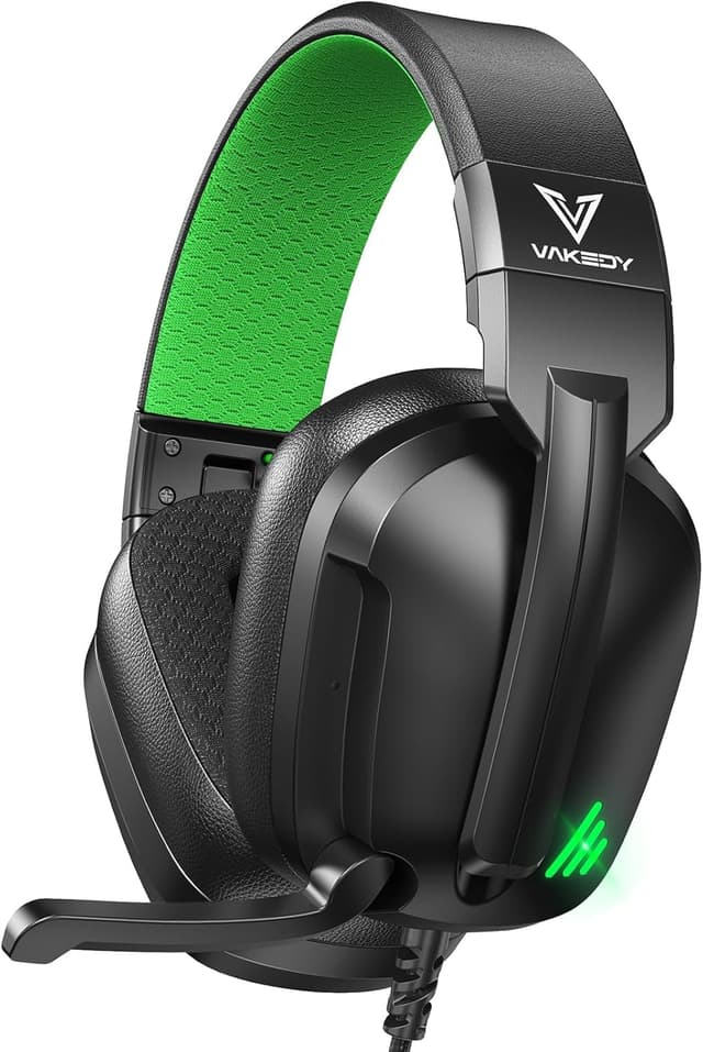 Imagen de Vakedy HW11 noise‑cancelling gaming headset en OfertitasTOP