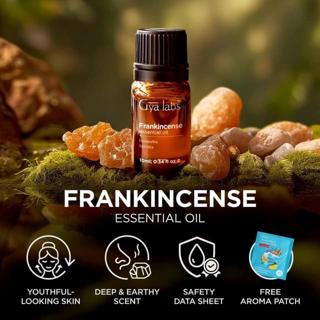 Thumbnail 6 de Gya Labs Frankincense Essential Oil (10 ml) – 100% natural for body comfort, skin and diffuser use