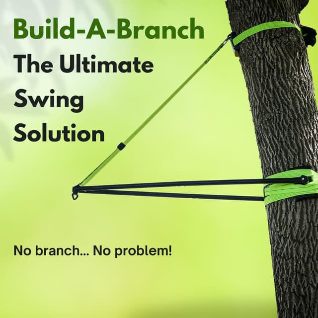 Detalle 2 de Slackers Build-A-Branch Tree Swing Hanging Kit (Build-A-Branch) for 12–24 in Tree Trunks