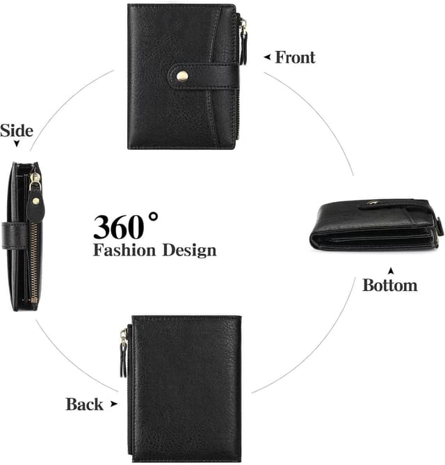 Thumbnail 4 de FALAN MULE Women's Wallet RFID 14‑slot 4.92in